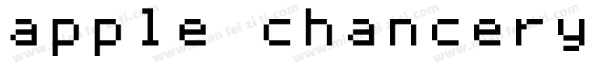 apple chancery-mediu字体转换
